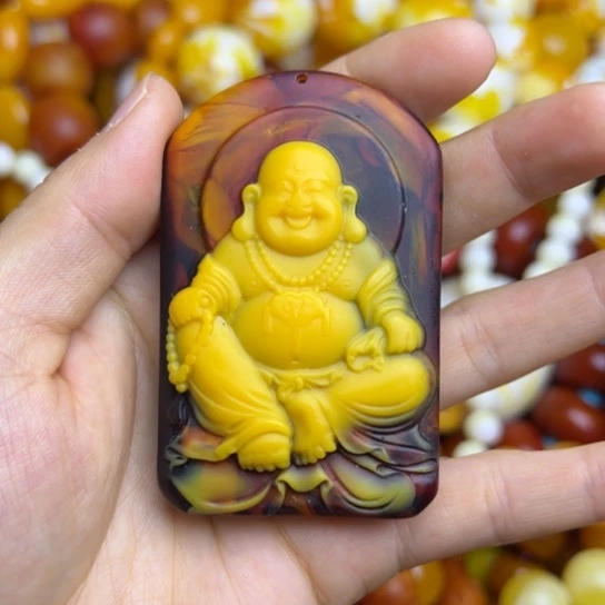 琥珀未镶嵌手链蜜蜡