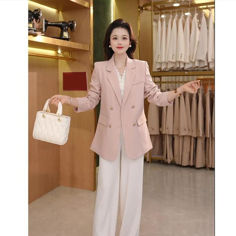 2025春秋气质百搭休闲西装外套女英伦风设计感西服上衣