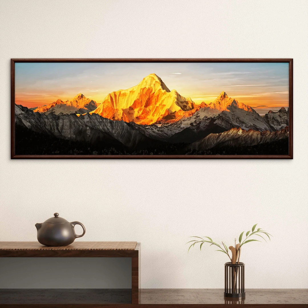 8961-55*155金山书房办公室茶室客厅装饰画