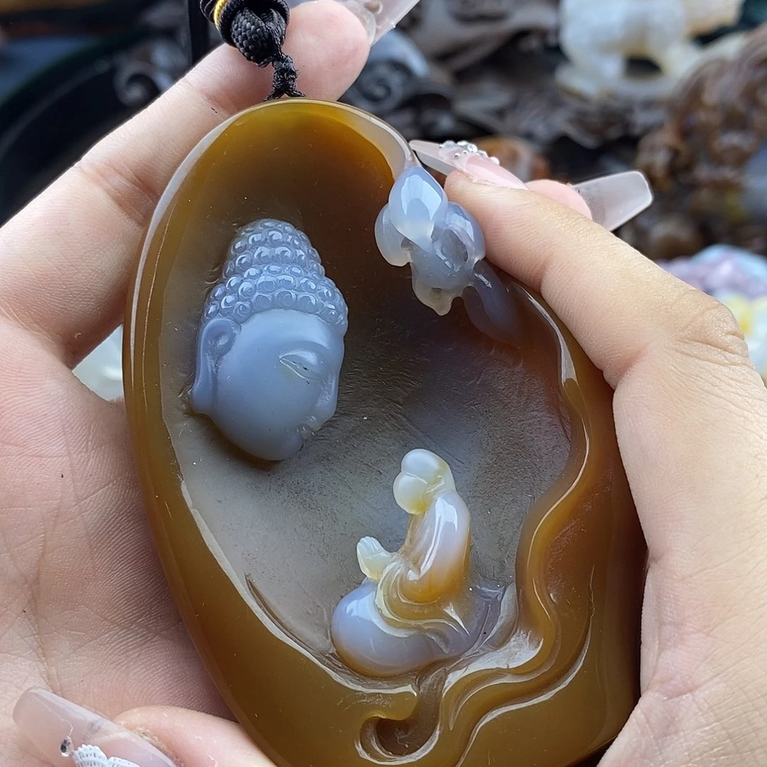 玛瑙/玉髓未镶嵌颈饰