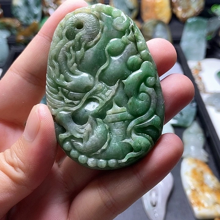 颈饰未镶嵌翡翠翡翠a货