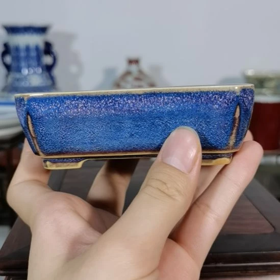 摆件云*盆景盆釉盆山水盆