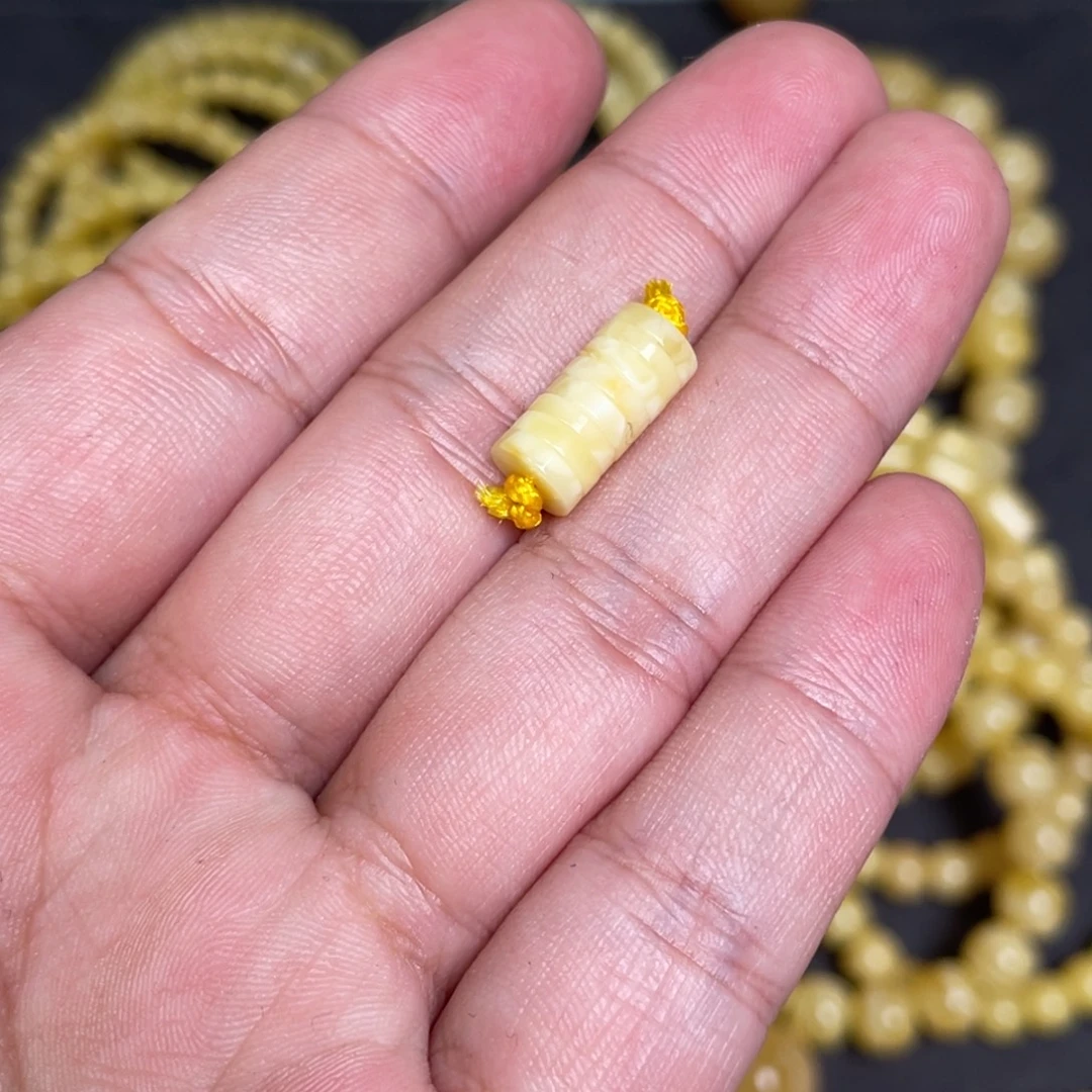 蜜蜡未镶嵌裸石蜜蜡隔片7mm