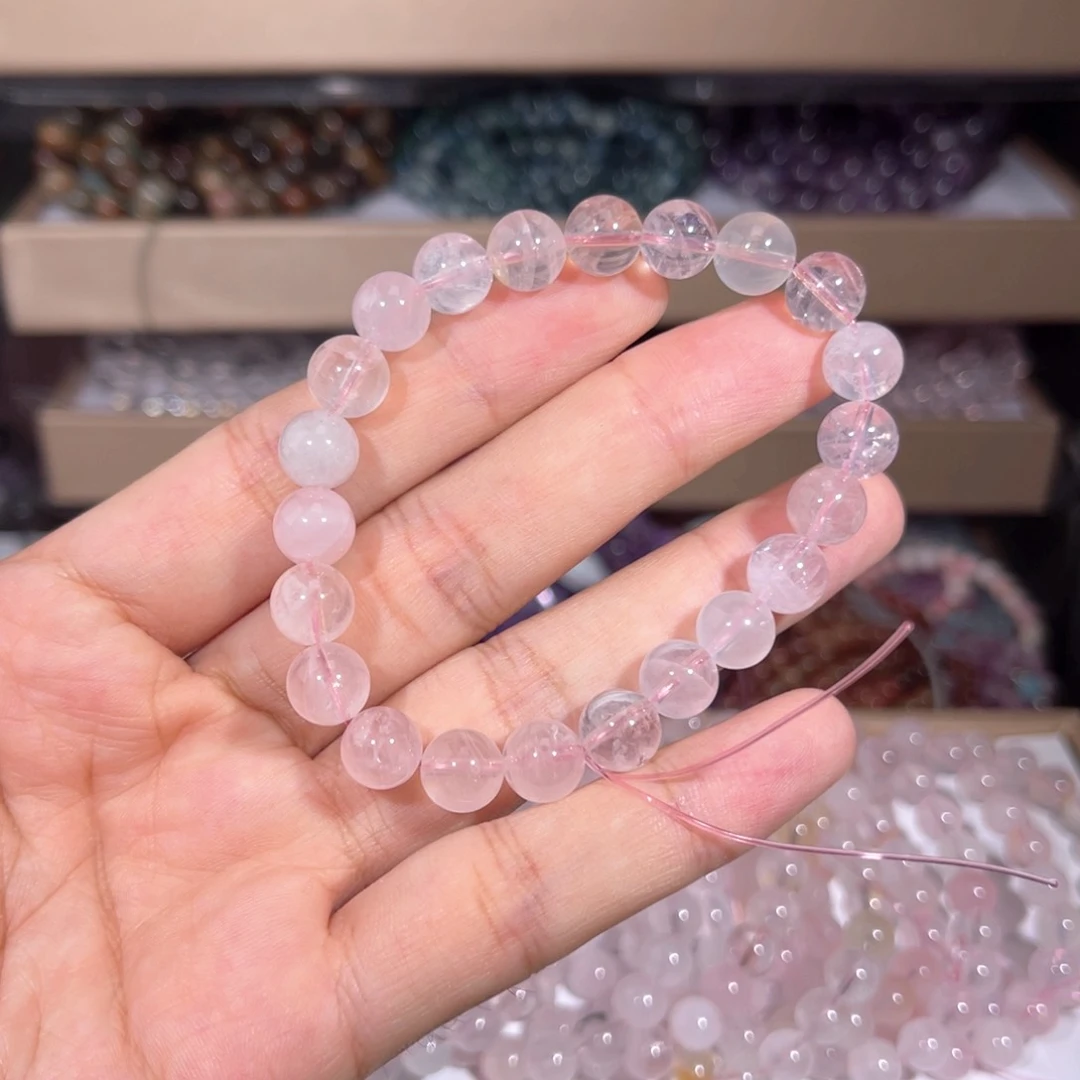 水晶手链未镶嵌多宝粉水晶001