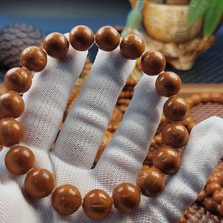 桃核手串呼**呦12龙纹