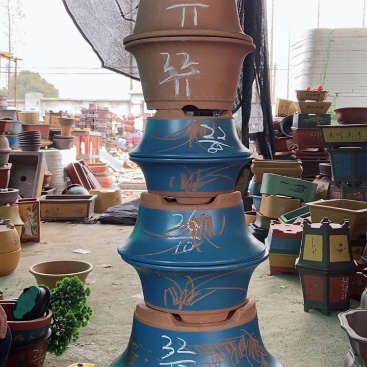 紫砂花盆紫砂紫砂