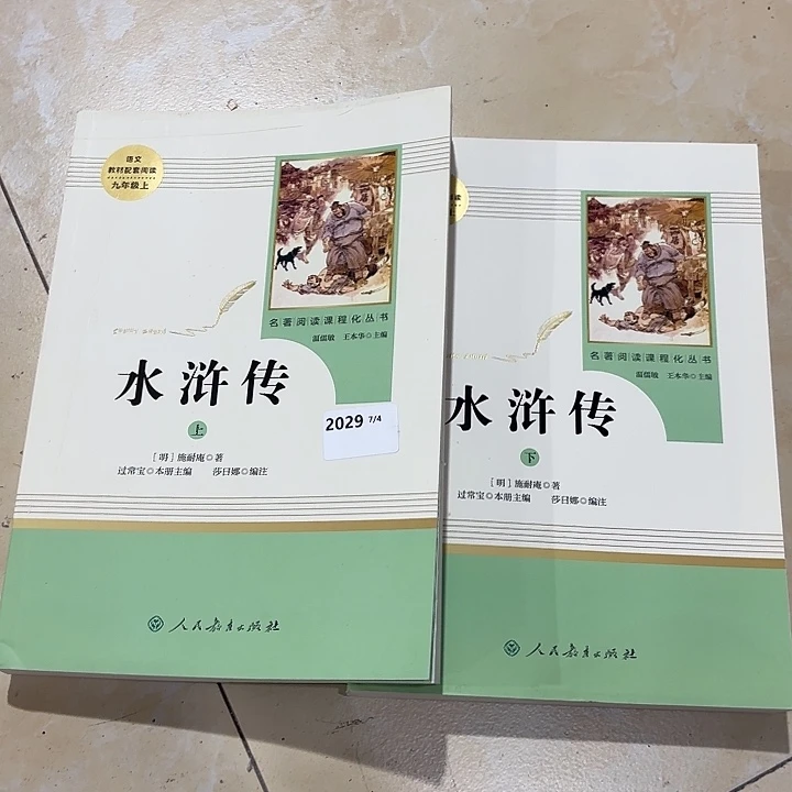 2029名著水浒传2本(破)