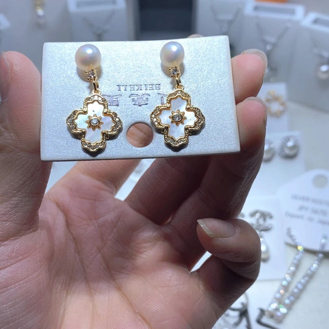 淡水珍珠未镶嵌耳饰