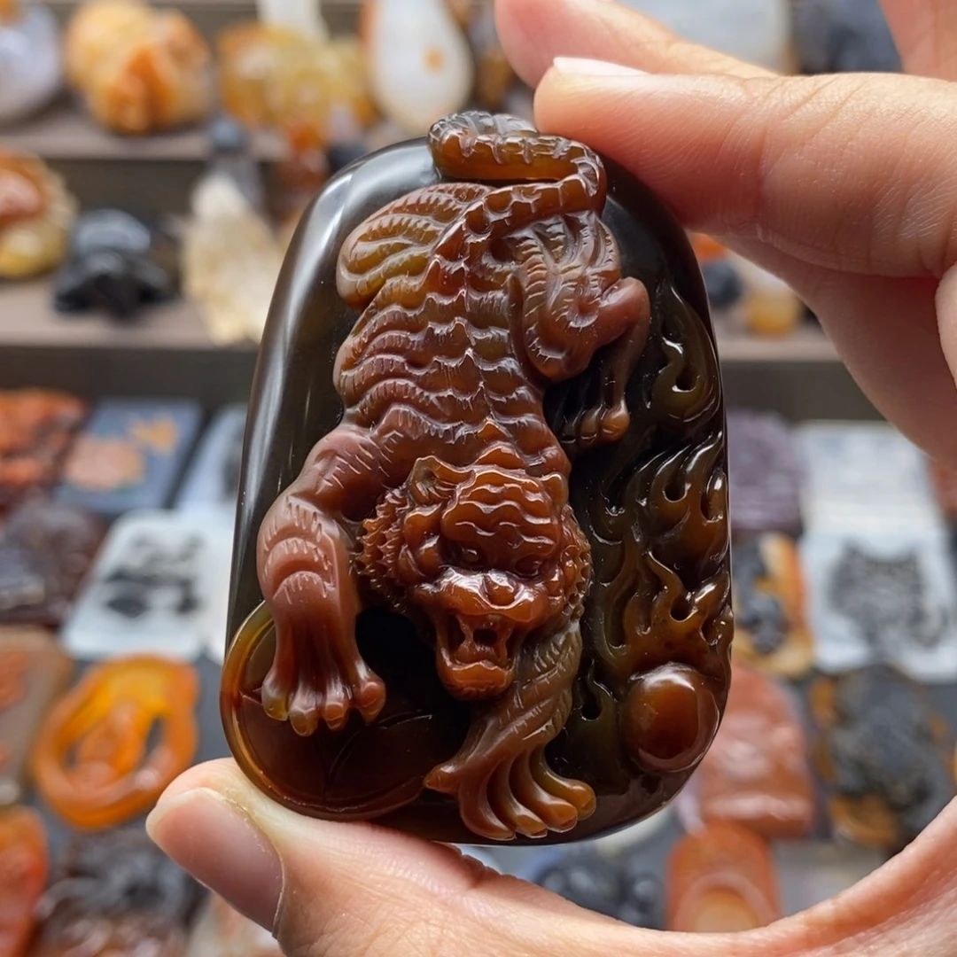 玛瑙/玉髓吊坠(不含链)未镶嵌