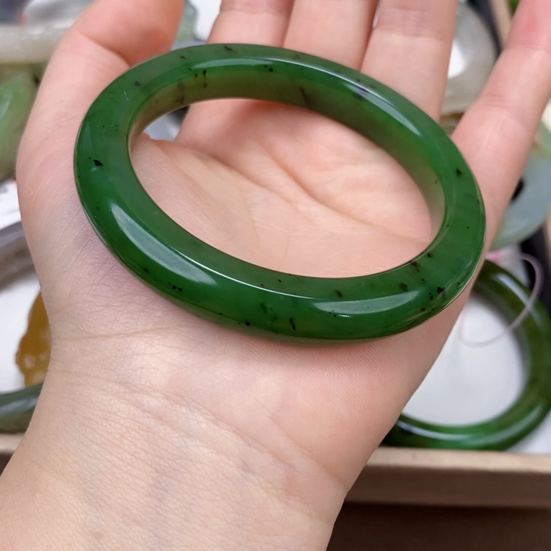 和田玉手镯57未镶嵌