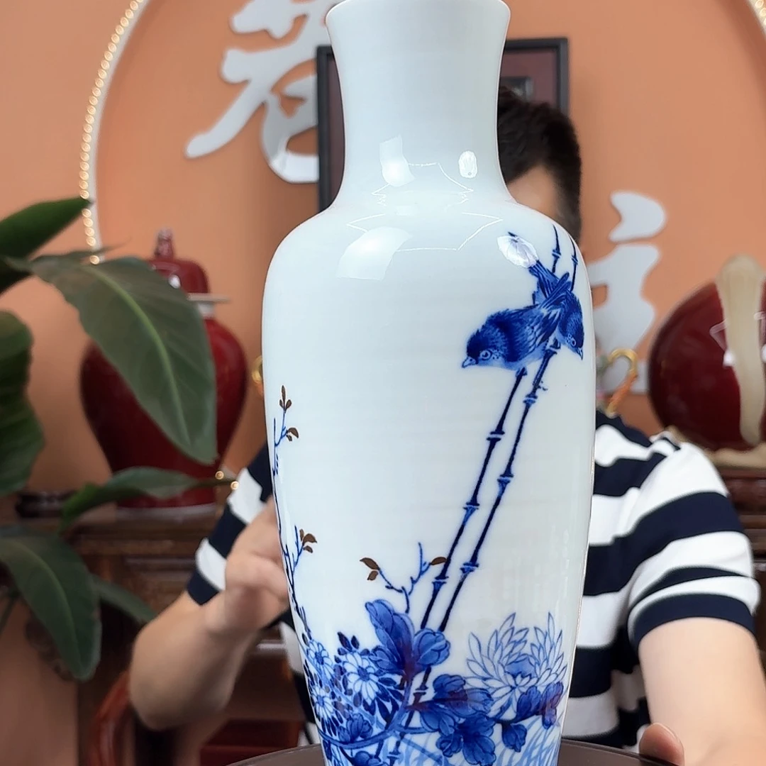 景德镇陶瓷手工花瓶