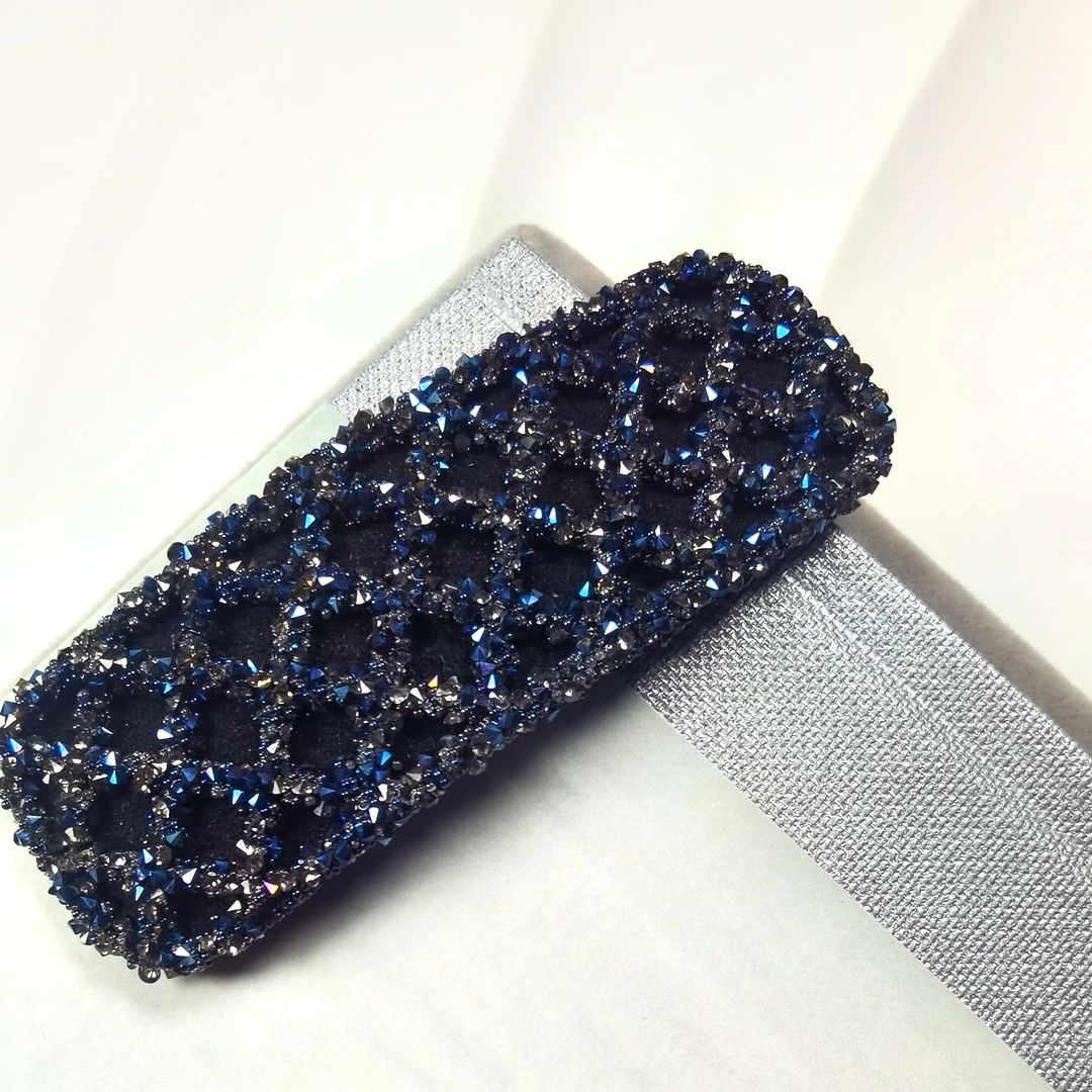 韩国 东大门 秋冬新品砂糖钻设计感小众质感发夹