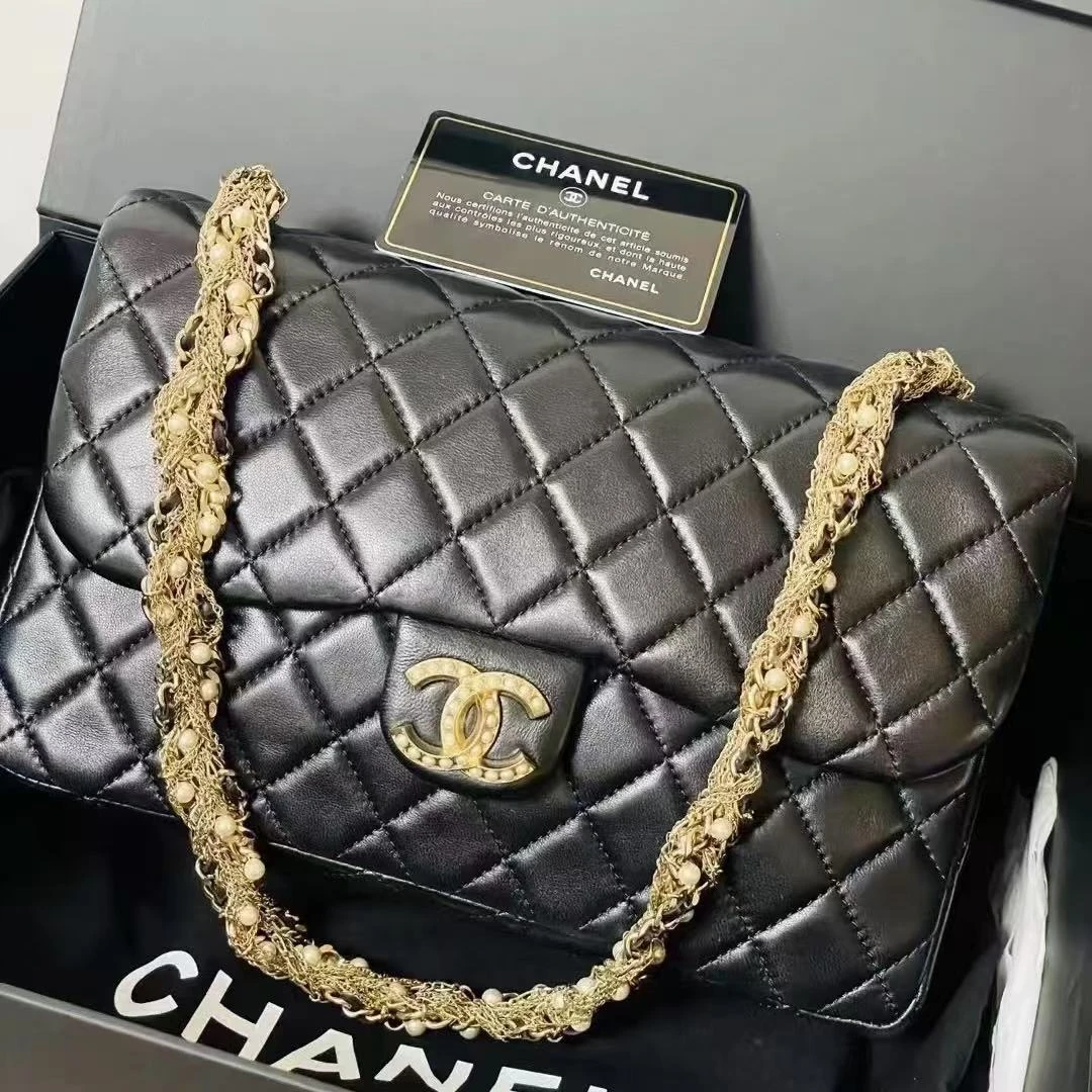 99新 Chanel/香奈儿 5021404黑色威斯米斯特单肩包山山专属