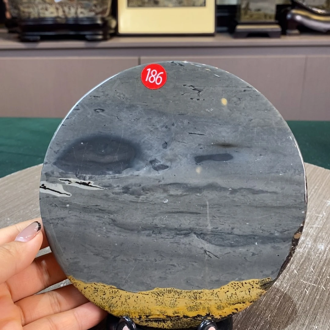 石材广西国画石草花石