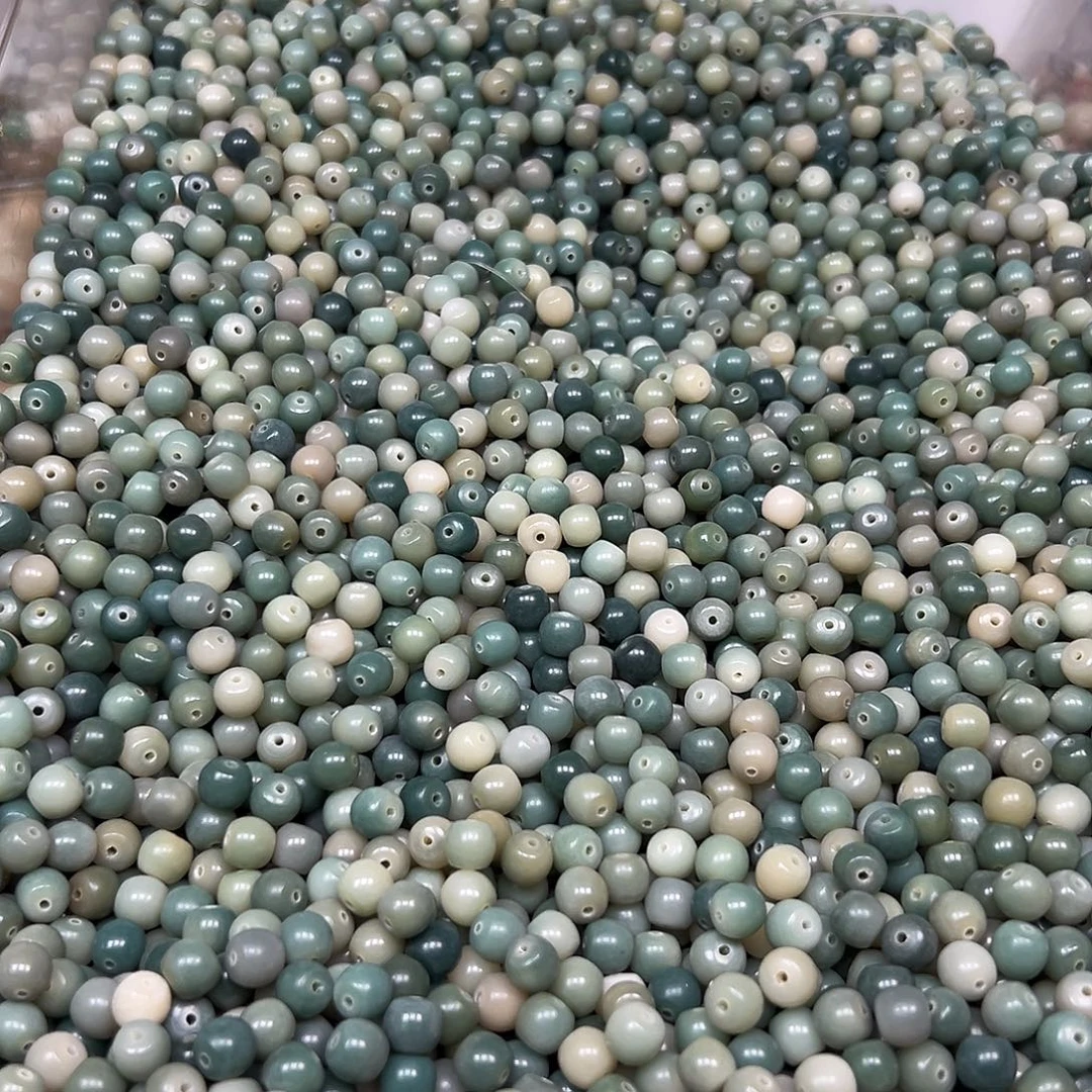 手串菩提根/象牙果100颗拍2单宠100颗卡9绿色酒桶