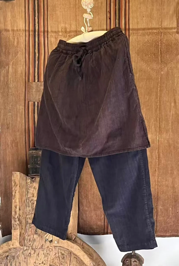 初米布衣分享古古麦原创休闲裙裤