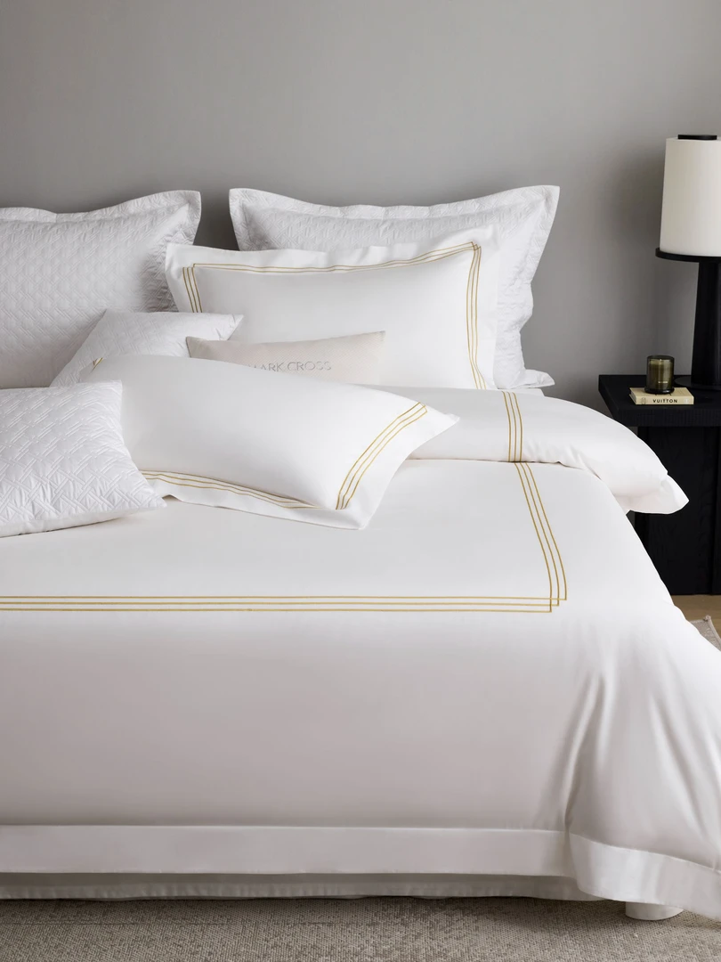 【玛洛驰】高奢100s双股埃及棉全棉高奢工艺高档四件套-写意空间