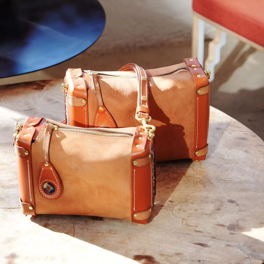 缦物盒子马鞍包马年系列时尚百搭女士手工真皮新年包包单肩斜挎包