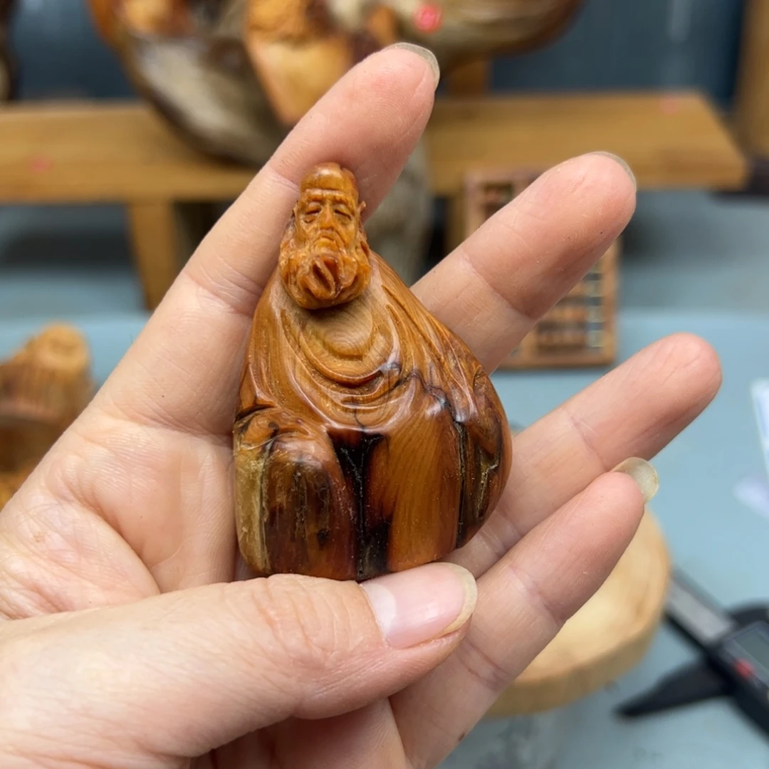 大***S木崖柏木摆件手把件