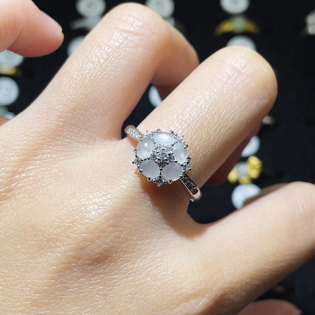 翡翠未镶嵌戒指戒指