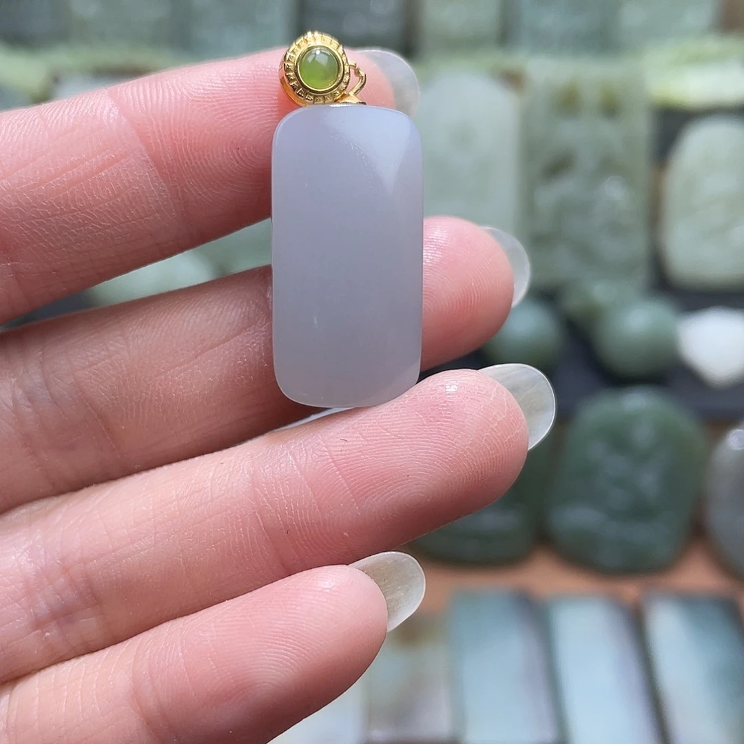 和田玉未镶嵌吊坠(不含链)