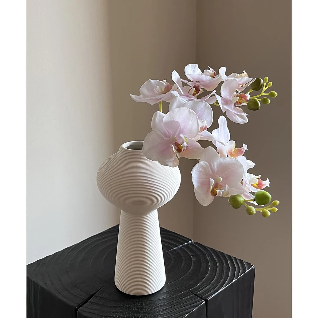 品牌折扣高品质蝴蝶兰 仿真花手感保湿假花装饰客厅桌面茶几花艺