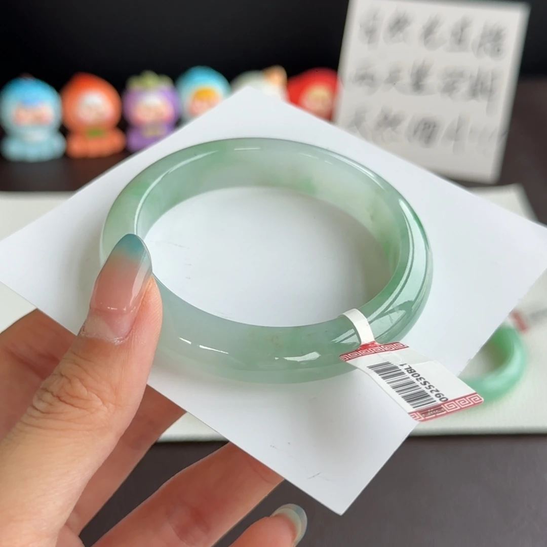 翡翠未镶嵌手镯34号 54.9