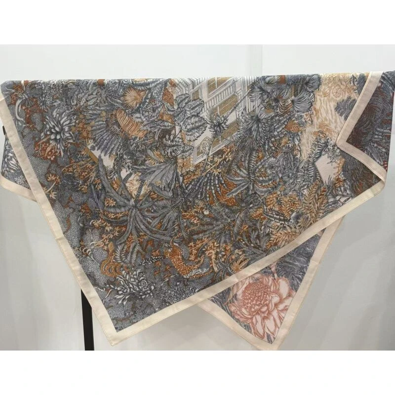 p12【福宝】新款丝毛双面85*85围巾方巾