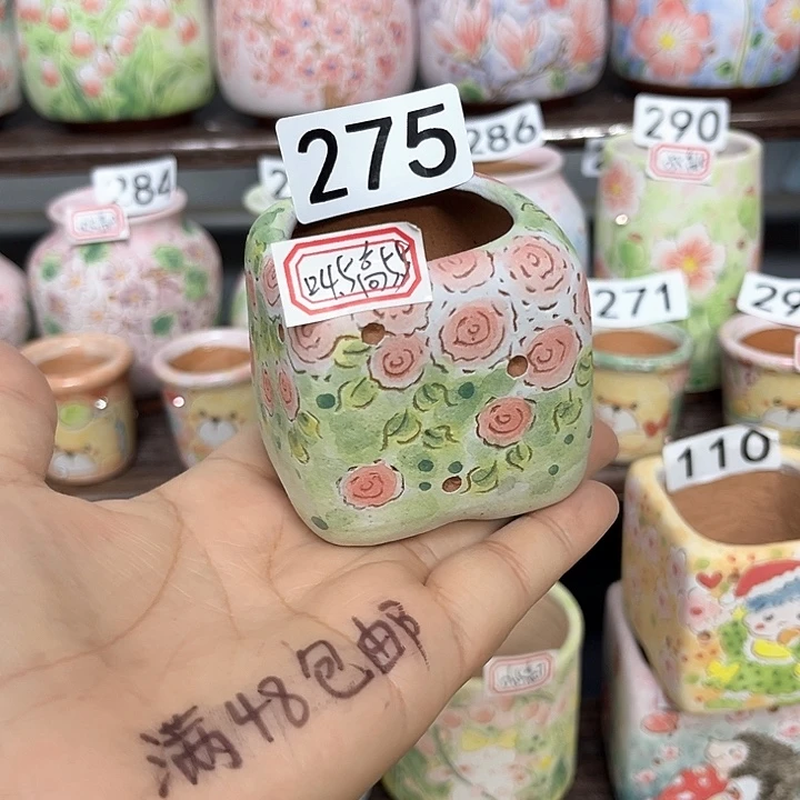 手工制作多肉花盆