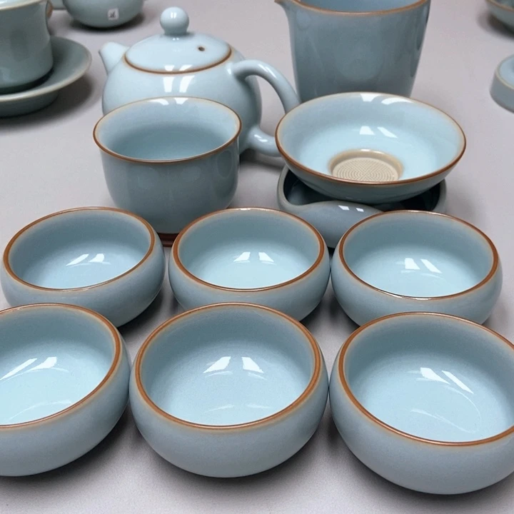瓷张君十件无礼盒送茶巾