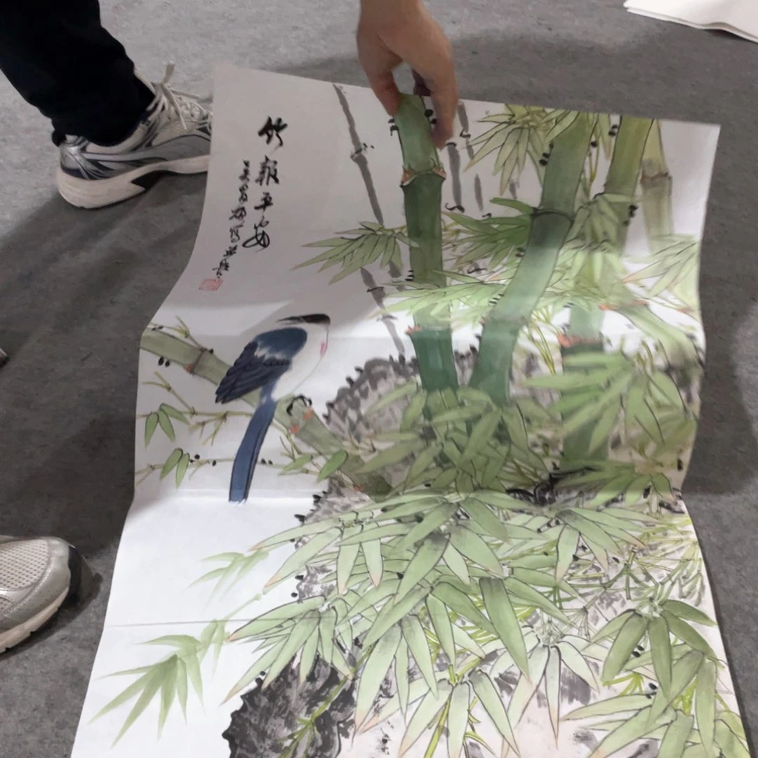 国画国画作品画心一张