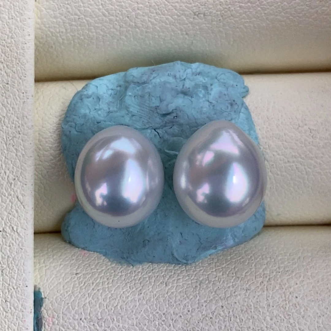 未镶嵌海水珍珠澳白裸珠宝石光极光无瑕10-11mm