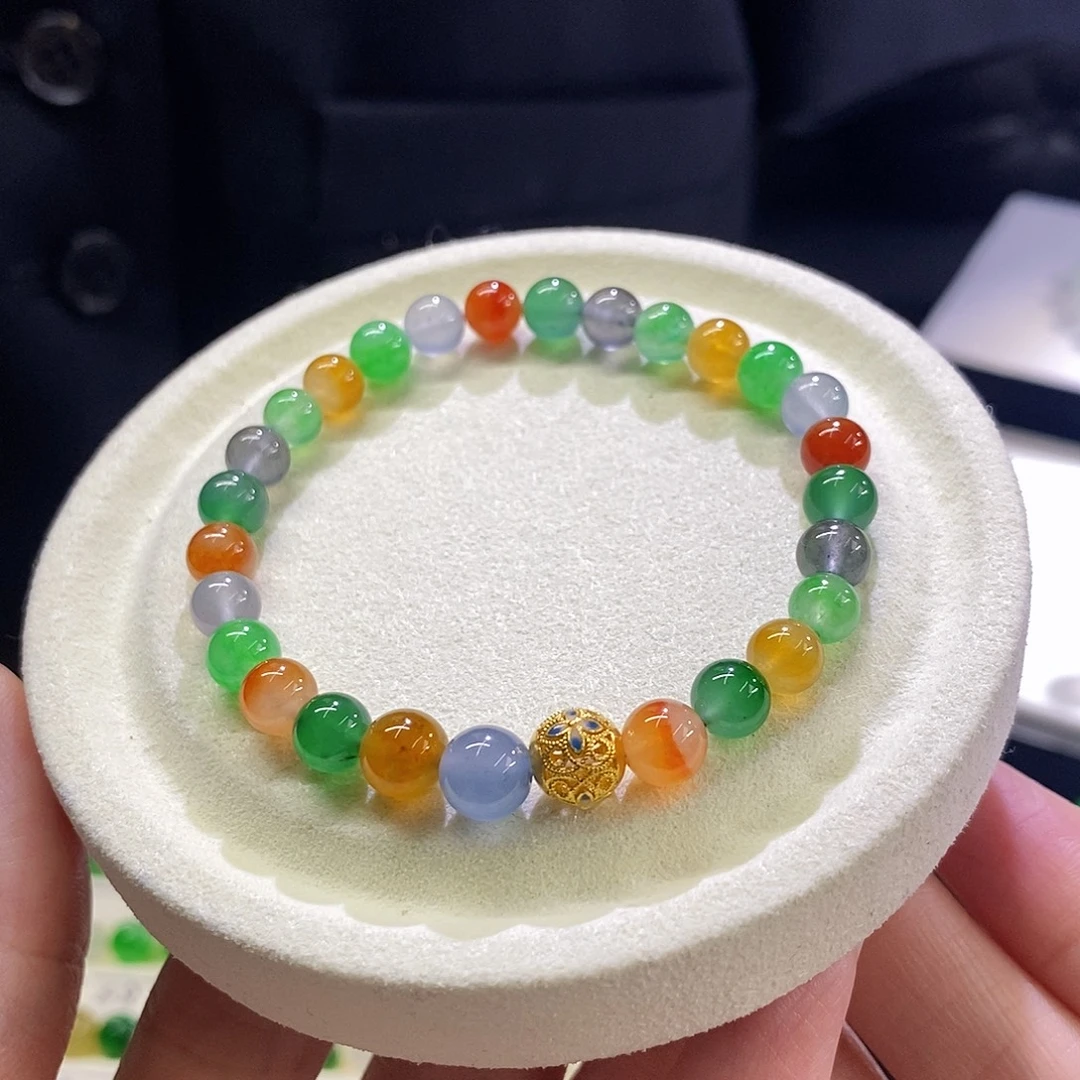 翡翠未镶嵌挂件多宝