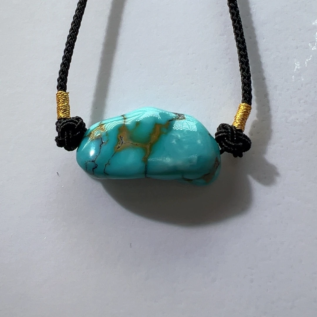 绿松石未镶嵌挂件