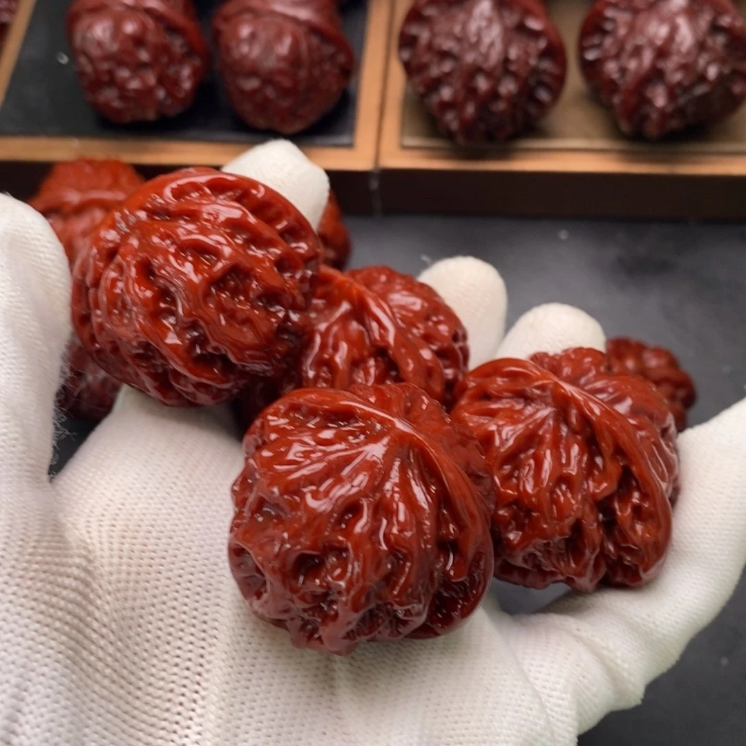 文玩核桃吊坠望**远苹果*2