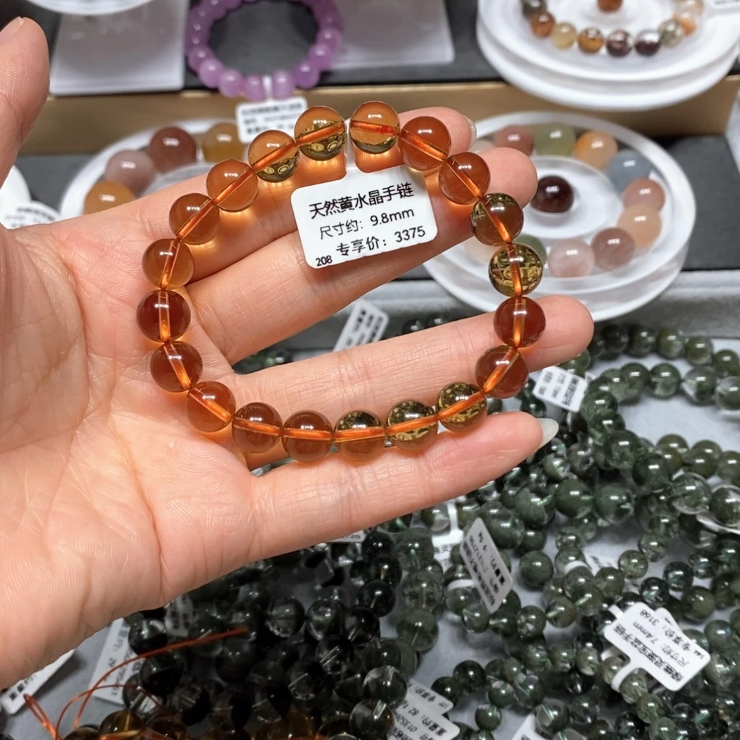 m***2未镶嵌手链水晶黄水晶