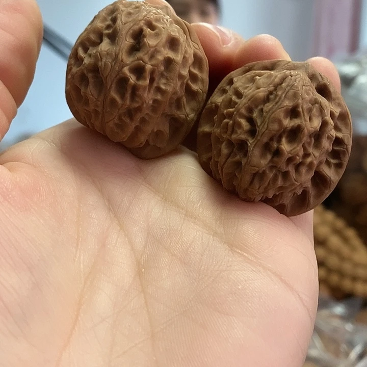 文玩核桃把件35赤灵子小众油