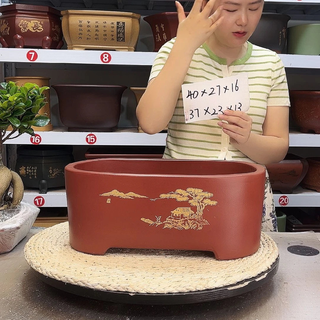 紫砂花盆紫砂花盆