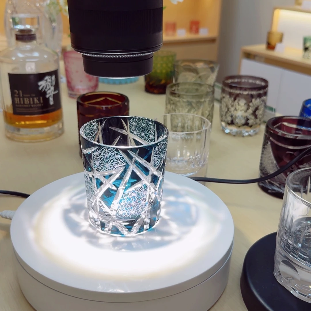 水晶玻璃吸管款闪电