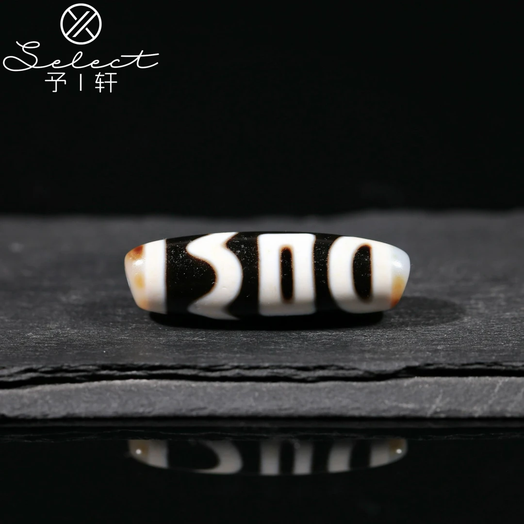 予轩出品；行运任晓攀臻品爆砂手工台珠息增怀40.3*12.9mm天珠吊坠