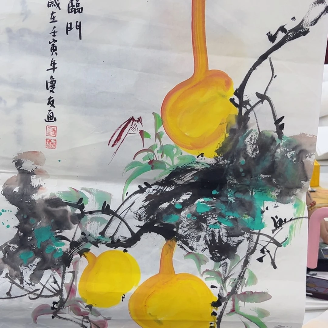 国画事事顺心如意万事如意
