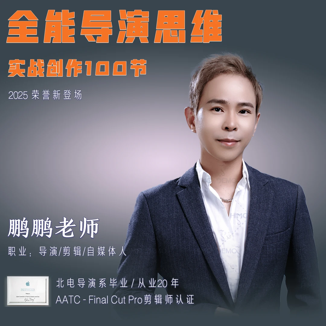 全能导演思维-实战创作 100 节 | 零基础教学 | 商业实战案例 |