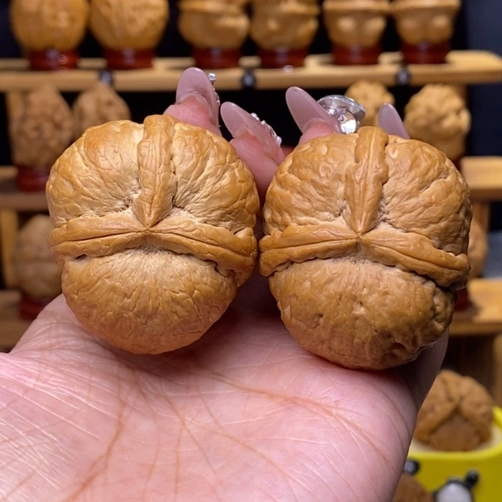 都***好把件文玩核桃炸三6号44尺精品