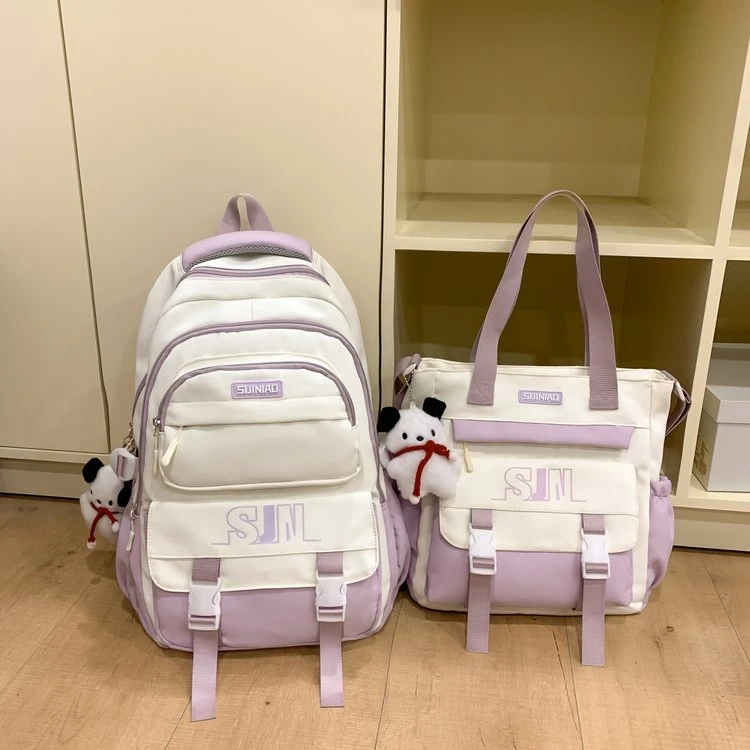 出差书包大容量2025新款高中学生背包小轻便减负时尚百搭双肩包