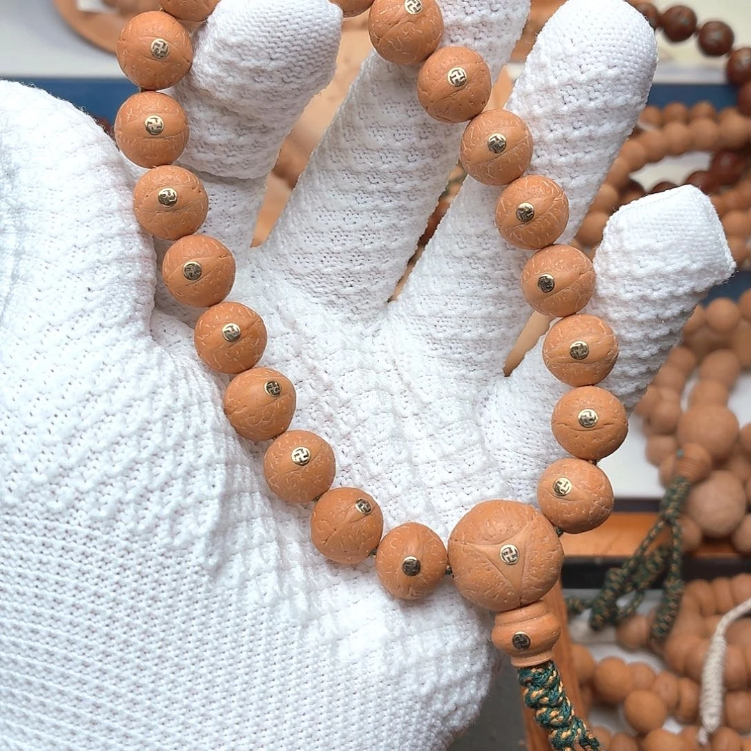 手串凤眼菩提镶嵌万字12➕