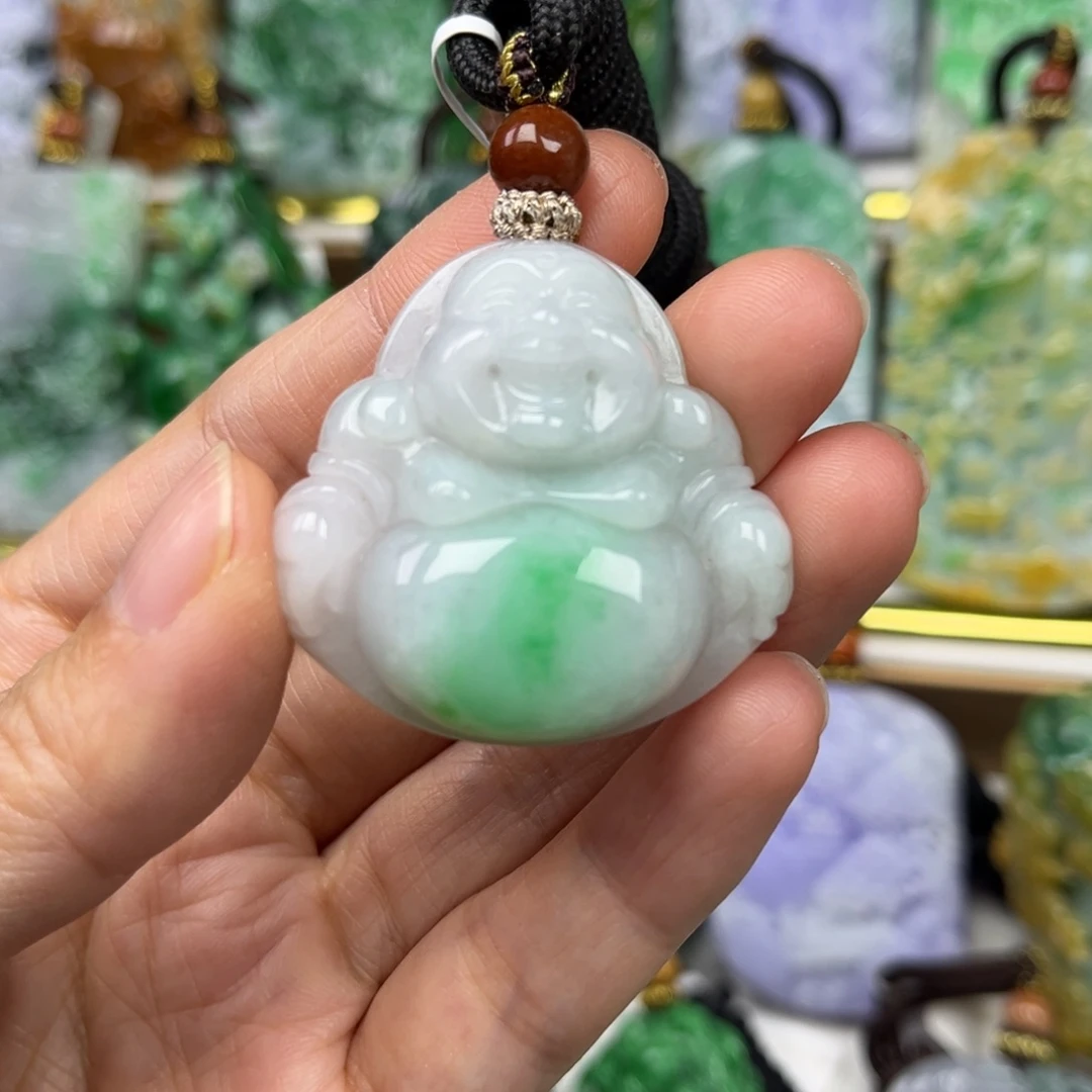 翡翠未镶嵌颈饰吊坠