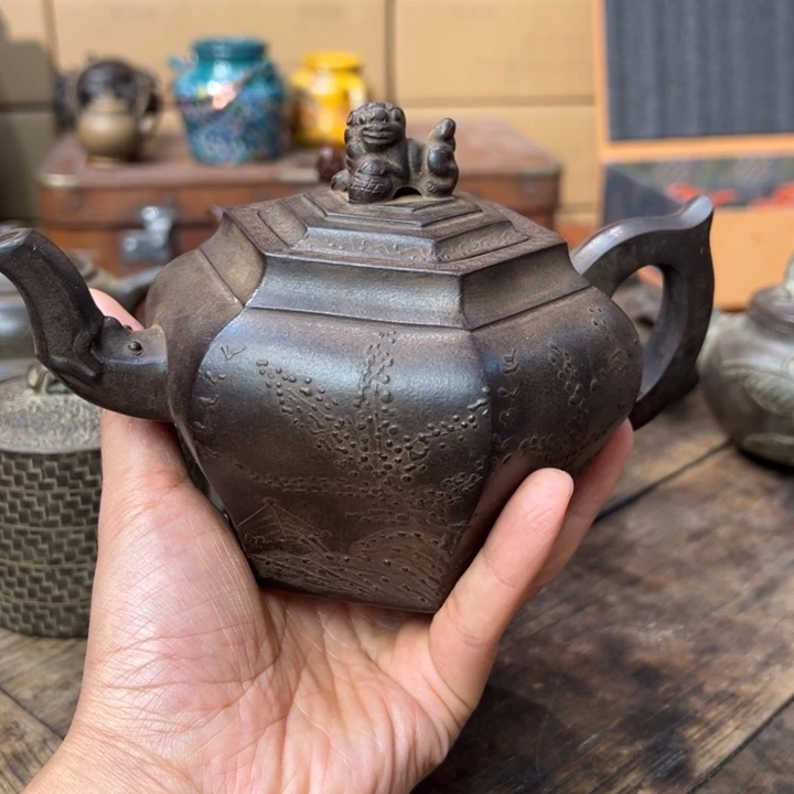 陈***三茶壶紫砂紫砂壶作品