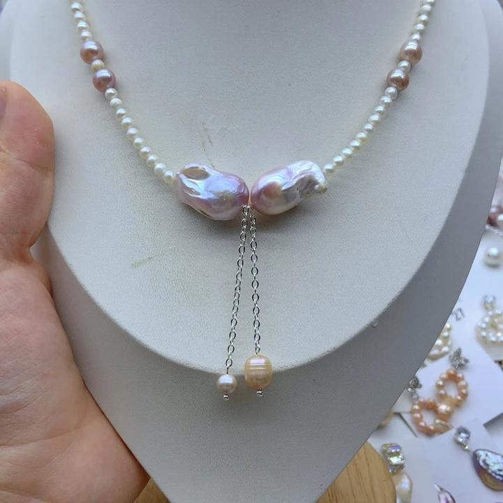 淡水珍珠未镶嵌颈饰