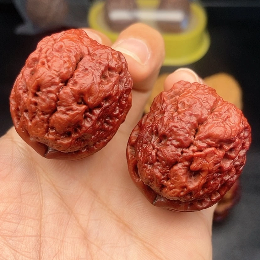 【闪购商品】把件文玩核桃38尺老蟾头