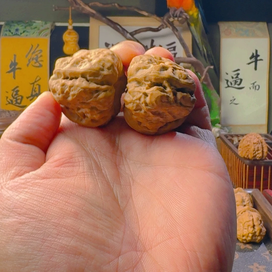 东***夜文玩核桃吊坠延庆蛤蟆头全品四开背肌肉蛙
